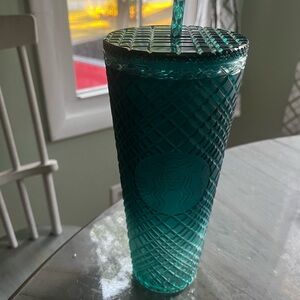 Starbucks Jeweled Teal Green Blue Gradient Ombre 24 oz Cup Tumbler